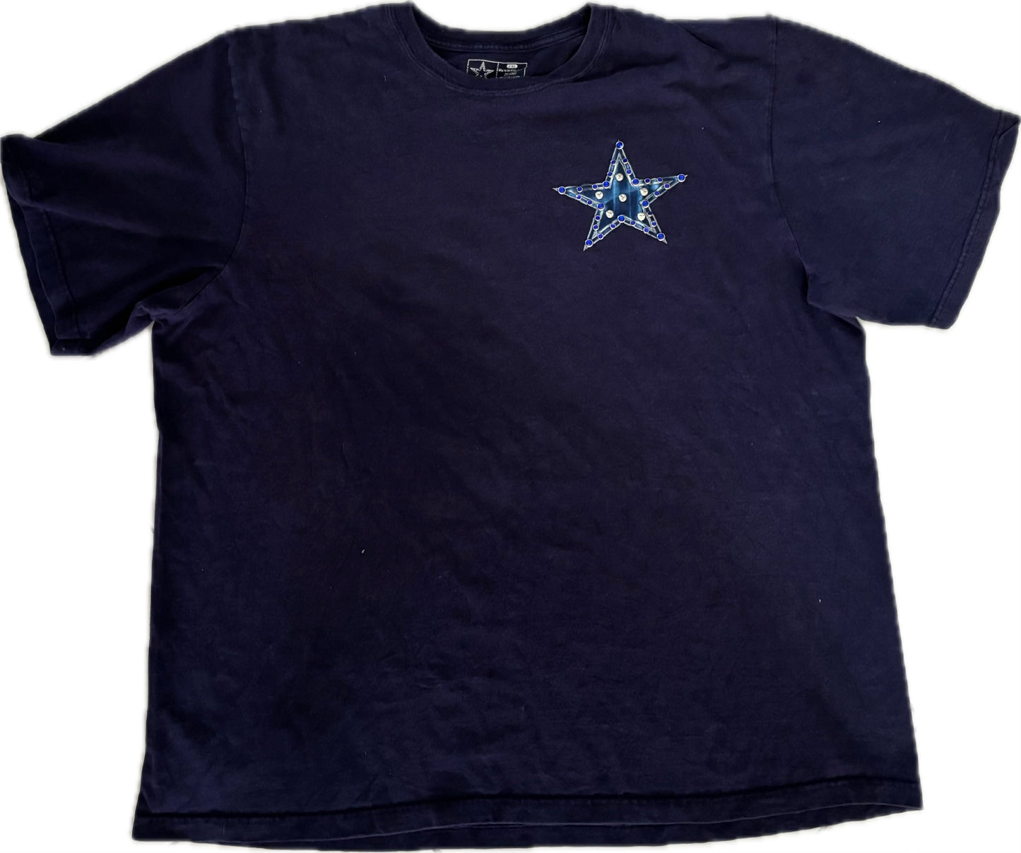 Vintage 1 of 1 cowboys fee with crystal detailing size 2x